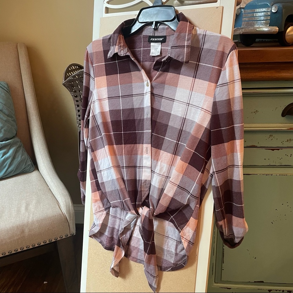 Joe Boxer Flannel Style Shirt 🐝
